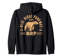 Blue Ridge Parkway BRP North Carolina Virginia Orso Design Felpa con Cappuccio