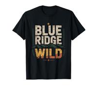 Blue Ridge Wild Mountain Wildlife Heritage Nature Badge Maglietta