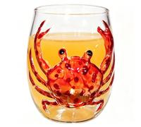 Blue Ring Octopus Glass - Handmade Marine Glassware | Water Cup