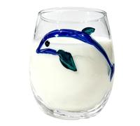 Blue Ring Octopus Glass - Handmade Marine Glassware | Water Cup
