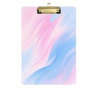 Blue-Rosa Gradiente Appunti Compatto Foro Standard per Calcio Softball Coaching Dimensioni 9 x 12.5 Tablas para escribir