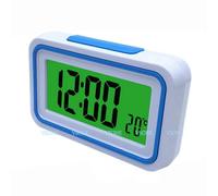 (Blue) Russian Talking LCD Digital Alarm Clock with Thermometer, Backlit, for Blind or Low Vision, 4 Colors 9905RU watch