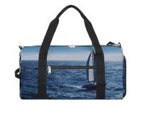 Blue Sea, borsa da palestra per uomo e donna, impermeabile, grande borsone per allenamento da viaggio