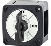 Blue Sea Systems 6004200 - Interruttore batteria serie M, blocco ON/OFF, colore: nero