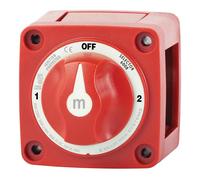 Blue Sea Systems 6008 serie M - Interruttore batteria a 3 posizioni, colore: rosso