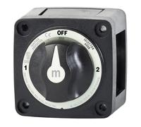 Blue Sea Systems 6008200 Mini interruttori per batterie serie m, selettore a 3 posizioni, nero