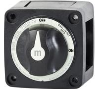 Blue Sea Systems 6010200 - Interruttore Batteria Serie M, Doppio Circuito, Colore: Nero