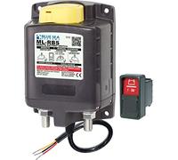 Blue Sea Systems 7717 ML RBS SPST Solenoide con Controllo Manuale Auto-Rilascio, 24V