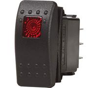Blue Sea Systems Contura II OFF-ON DPST Switch, Black