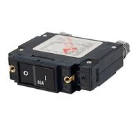 Blue Sea Systems Interruttore automatico unipolare 80A a bilanciere piatto serie C