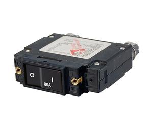 Blue Sea Systems Interruttore automatico unipolare 80A a bilanciere piatto serie C