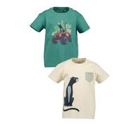 BLUE SEVEN Maglietta beige / verde scuro / rosso arancione / nero Bambini BLUE SEVEN 98