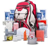 Blue Seventy-Two - Pro Series - Red Deluxe 72 ore zaino di emergenza per 1 persona | Kit di sopravvivenza per incendi boschivi, terremoti, tornado, uragano e altre emergenze