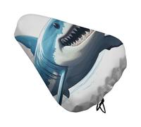 Blue Shark - Coprisedile per bicicletta, extra morbido e confortevole, protezione da pioggia e sole, resistente, antipolvere, per mountain bike