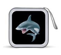 Blue Shark - Custodia per CD portatile, capacità 40 DVD, organizer da viaggio per auto, Stile:, Taglia unica