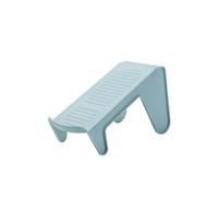 (Blue single foot)PP Shoe Rack Organizer Save Space Mulitfunctional Simple Space Economy Shoe Support Household Storage Supplies Accessories
