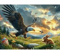 Blue Sky Cloud Sea Flying Bald Eagle Puzzle 1000 Pezzi Per Regalo Di Laurea Magistrale Cartone Di Alta Qualità Fantastic Beasts Per Decorazione Studio Stampa Ad Alta Definizione Edizione Esclusiva 100