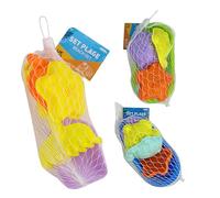 BLUE SKY - Mini Set da Spiaggia - Gioco da Spiaggia - 041036 - Modello Casuale - 4 Pezzi - Plastica Morbida - Giocattolo per Bambini - Gioco all'Aperto - Sabbia - 17 cm - A partire dai 18 mesi