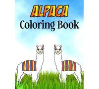 Blue Sky Publishing Alpaca Coloring Book (Tascabile)