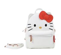 Blue Sky Studios Hello Kitty Mini Zaino, Piccola Borsa Kawaii Lusso con Cinghie Regolabili, Simpatico Regali Merchandise e Accessori, Ciao Kitty, Mini