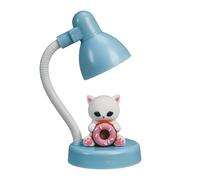 Blue Sky Studios Mofusand - Mini lampada da scrivania ricaricabile tramite USB, statuetta di gatto con decorazione a ciambella, lampada da collezione, idea regalo con licenza ufficiale