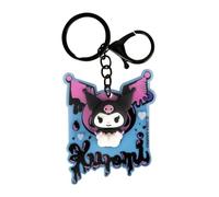Sanrio 3d Acrylic Portachiavi Kuromi Blue Sky Studios