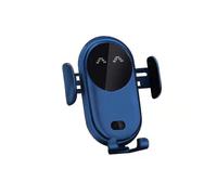 (Blue) Smart Car Wireless Charger Phone Holder Smart Automatic Sensor Car Phone Holder Tw