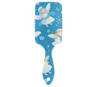 Blue Snow Angel Inverno carino spazzola per capelli colpo Progettato testa massaggiatore cuoio capelluto per tutti i tipi di capelli con manico ergonomico cepillos para cabello