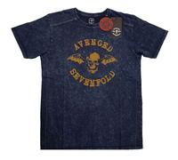 Blue Snow Wash Avenged Sevenfold Logo ufficiale Uomo maglietta unisex