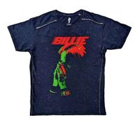 Blue Snow Wash Billie Eilish Hands Face ufficiale Uomo maglietta unisex