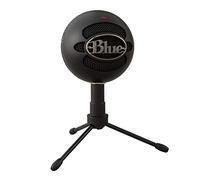 Blue Snowball iCE USB Mic for Recording, Streaming, Podcasting, Gaming on PC and Mac, Condenser Microphone with Cardioid Capsule, Adjustable Desktop Stand, Plug 'n Play - Black