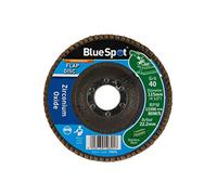 Blue spot 19691 40 Grit ossido di zirconio, disco abrasivo, nero, 115 mm, da 11,4 cm