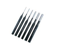 Blue spot 22443 Parallel pin punch, nero, set da 6 pezzi