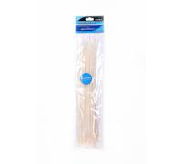 Blue Spot 50 Fascette da 350mm Bianche, Nylon 66