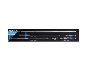 Blue Spot Tools 02089 - Set di 5 barre di prolunga extra lunghe, 3/8", colore: Argento