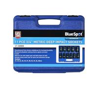 Blue Spot Tools 11 bussole metriche a impatto profondo da 3/4" (17-38 mm)