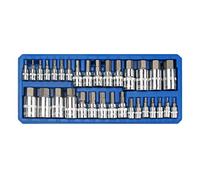 Blue Spot Tools 32 PCE 1/4" 3/8" e 1/2" Hex Bit Set (2-19mm) (1/4"-9/16")