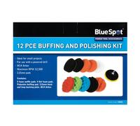 Blue Spot Tools - Kit Lucidatura e Levigatura 12 Pezzi