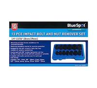 Blue Spot Tools Set di 13 pezzi per rimuovere bulloni e dadi (1/4"-11/16") (8 mm-19 mm)