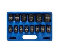 Blue Spot Tools Set di 14 bussole a impatto tozze da ½" (10 mm-32 mm)