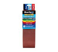 Blue Spot Tools - Set di 5 Cinture per Levigatura Mista 75 x 533mm