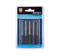 Blue Spot Tools - Set di 5 punte per avvitatore 75mm (PH-PZ Slot)