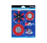 Blue Spot Tools - Set Spazzole Abrasive in Nylon 5 Pezzi
