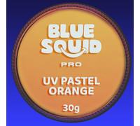 Blue Squid Pittura per il viso a base d'acqua per torta singola, professionale, per viso e corpo, attivata con acqua, per bambini e adulti, per costumi, trucco per Halloween, cosplay, colore UV