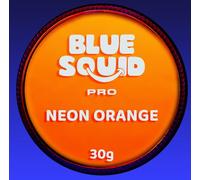 Blue Squid Pittura per il viso a base d'acqua per torta singola, professionale, per viso e corpo, attivata con acqua, per bambini e adulti, per costumi, trucco per Halloween, cosplay, colore arancione