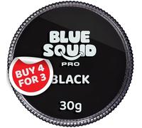 Blue Squid Pro, Pittura per il viso classica, colore nero (30 g), professionale, a base d’acqua, confezione singola, articoli di make-up per viso e corpo per adulti, bambini ed effetti speciali