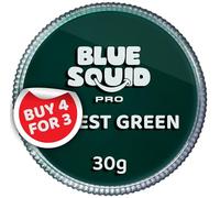 Blue Squid Pro, Pittura per il viso classica, colore verde bosco (30 g), professionale, a base d’acqua, confezione singola, articoli di make-up per viso e corpo per adulti, bambini ed effetti speciali