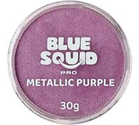Blue Squid Pro, Pittura per il viso, colore viola metallizzato (30 g), professionale, a base d’acqua, confezione singola, articoli di make-up per viso e corpo per adulti, bambini ed effetti speciali