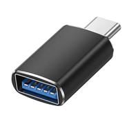 Blue Star, Adattatore OTG USB-C Maschio a USB 3.0 Femmina, Nero