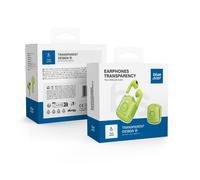 Blue Star Auricolare Bluetooth 5.3v Fi22 Green Per Zte Nubia Flip2 Music 2